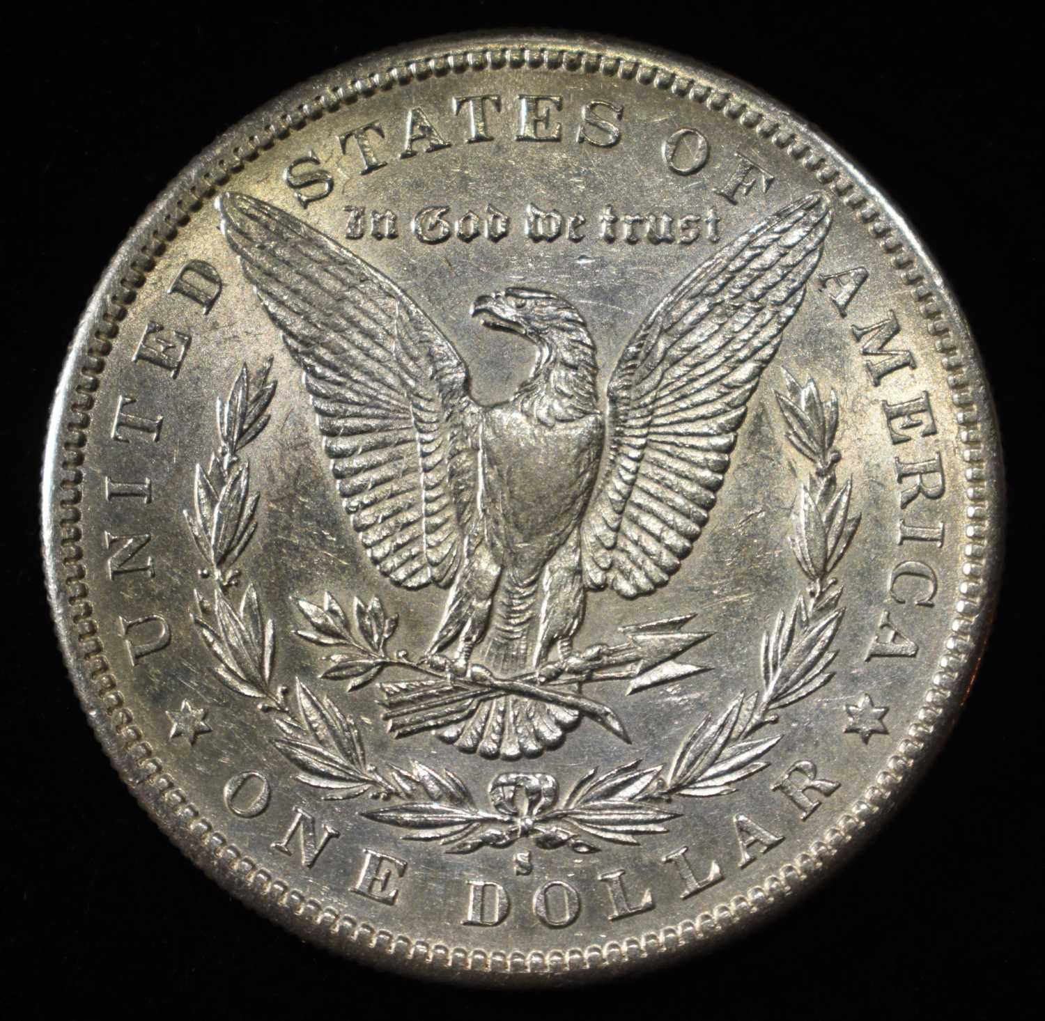 1886-S MORGAN DOLLAR CH AU