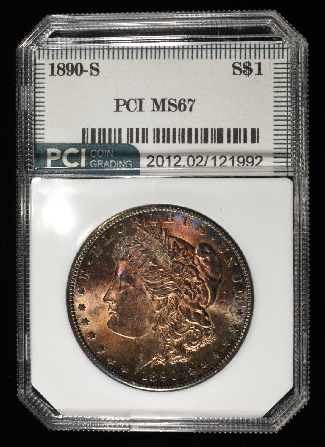 1890-S MORGAN DOLLAR PCI SUPERB GEM BU