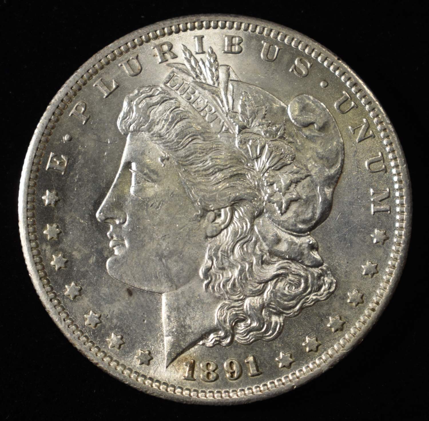 1891-S MORGAN DOLLAR CH BU