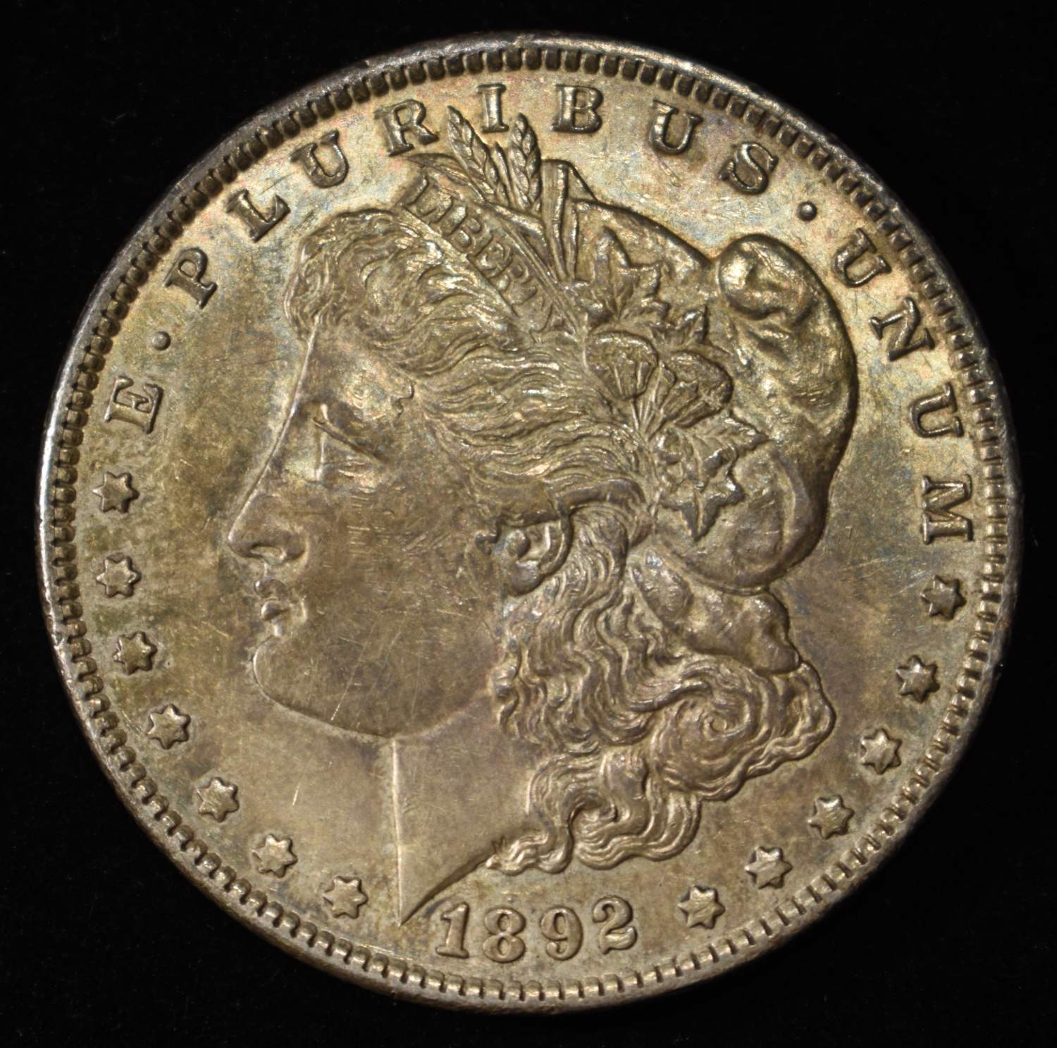 1892 MORGAN DOLLAR AU/BU