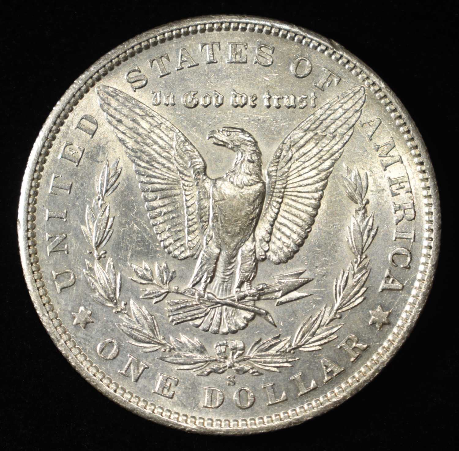 1900-S MORGAN DOLLAR CH AU CLEANED
