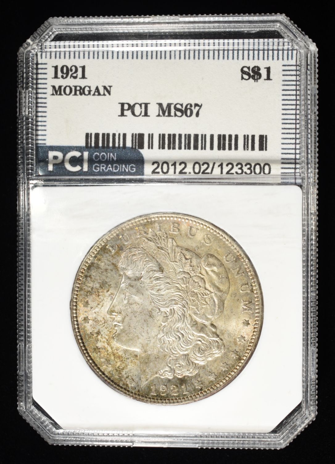 1921 MORGAN DOLLAR PCI SUPERB GEM BU