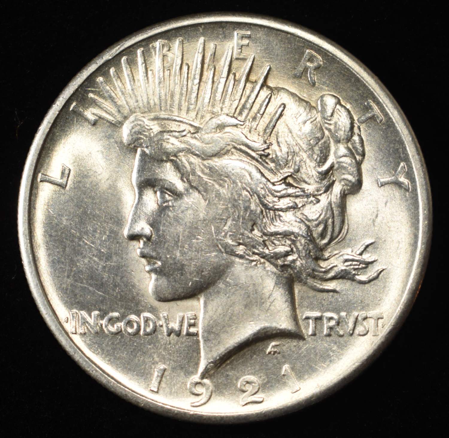 1921 PEACE DOLLAR CH BU