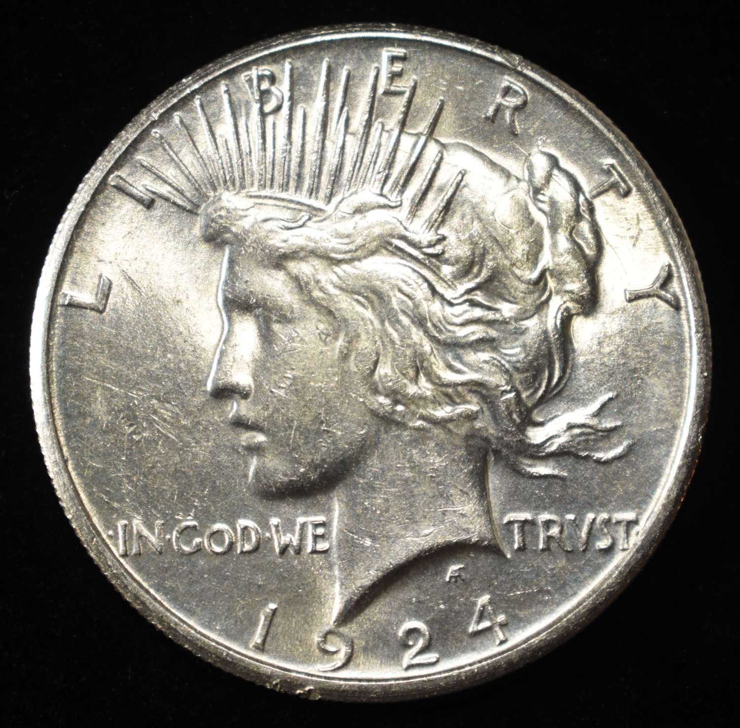 1924-S PEACE DOLLAR BU