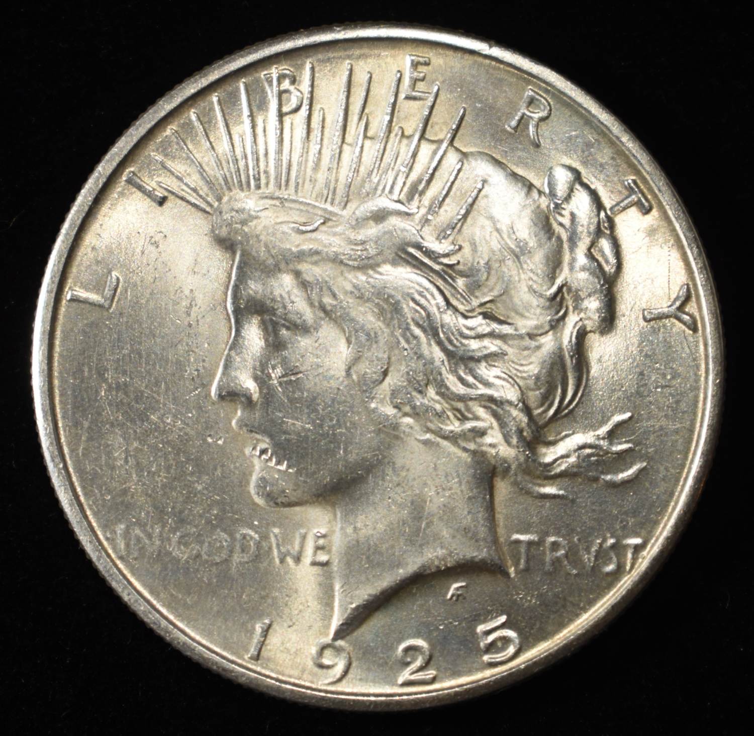 1925-S PEACE DOLLAR CH BU