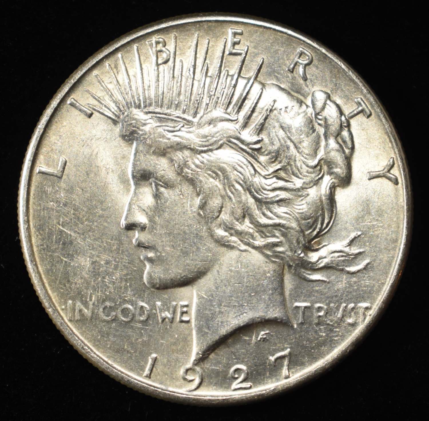 1927-S PEACE DOLLAR BU