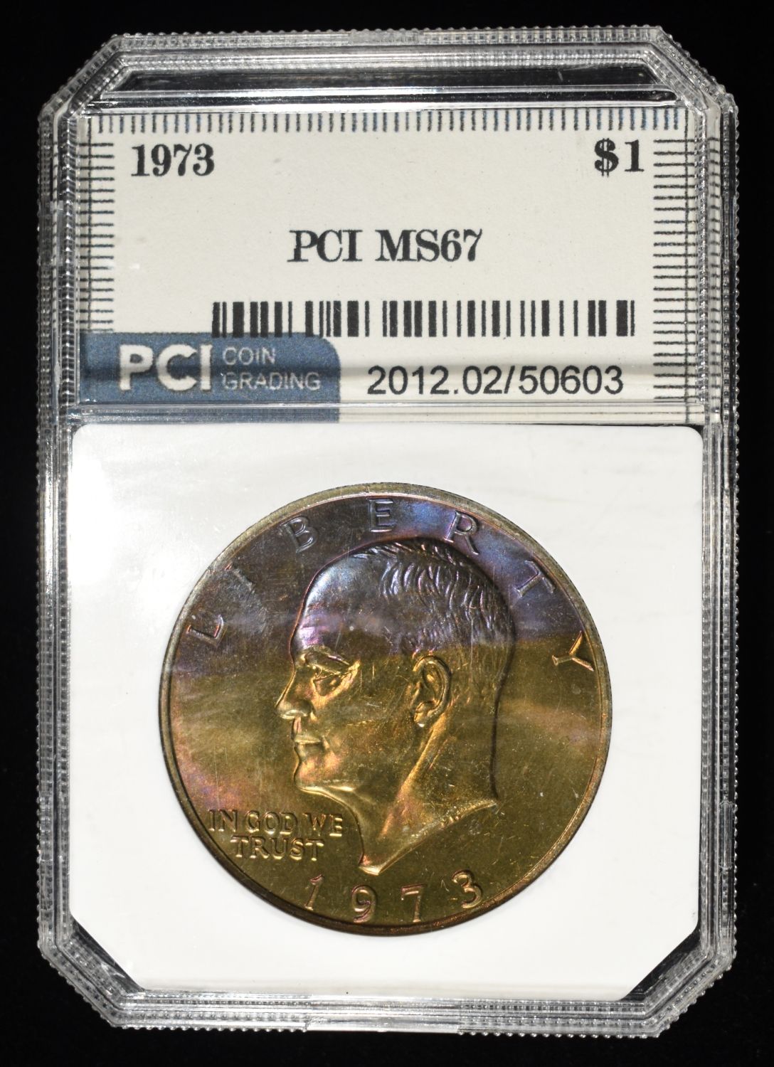 1973 EISENHOWER DOLLAR PCI SUPERB GEM BU