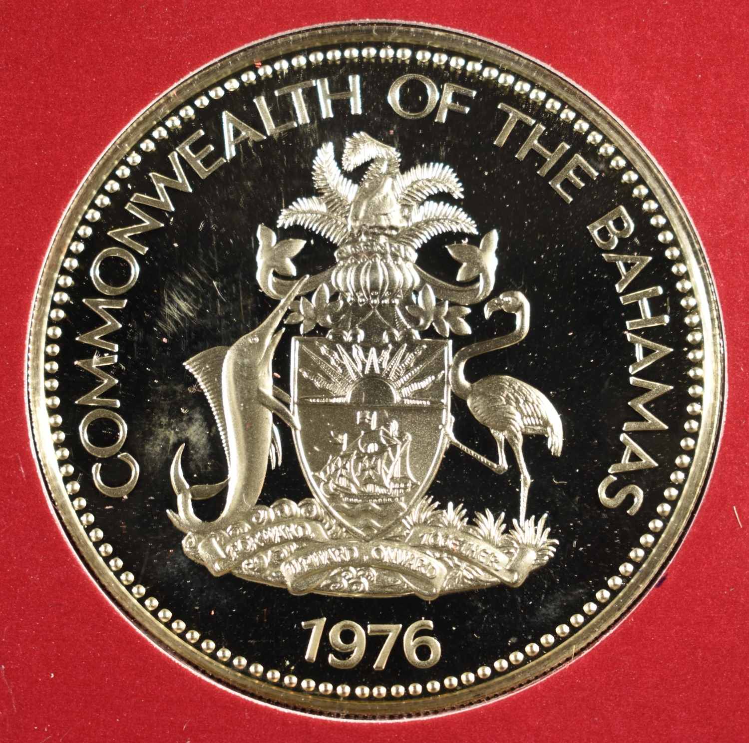 1976 BAHAMAS $10 92.5% SILVER