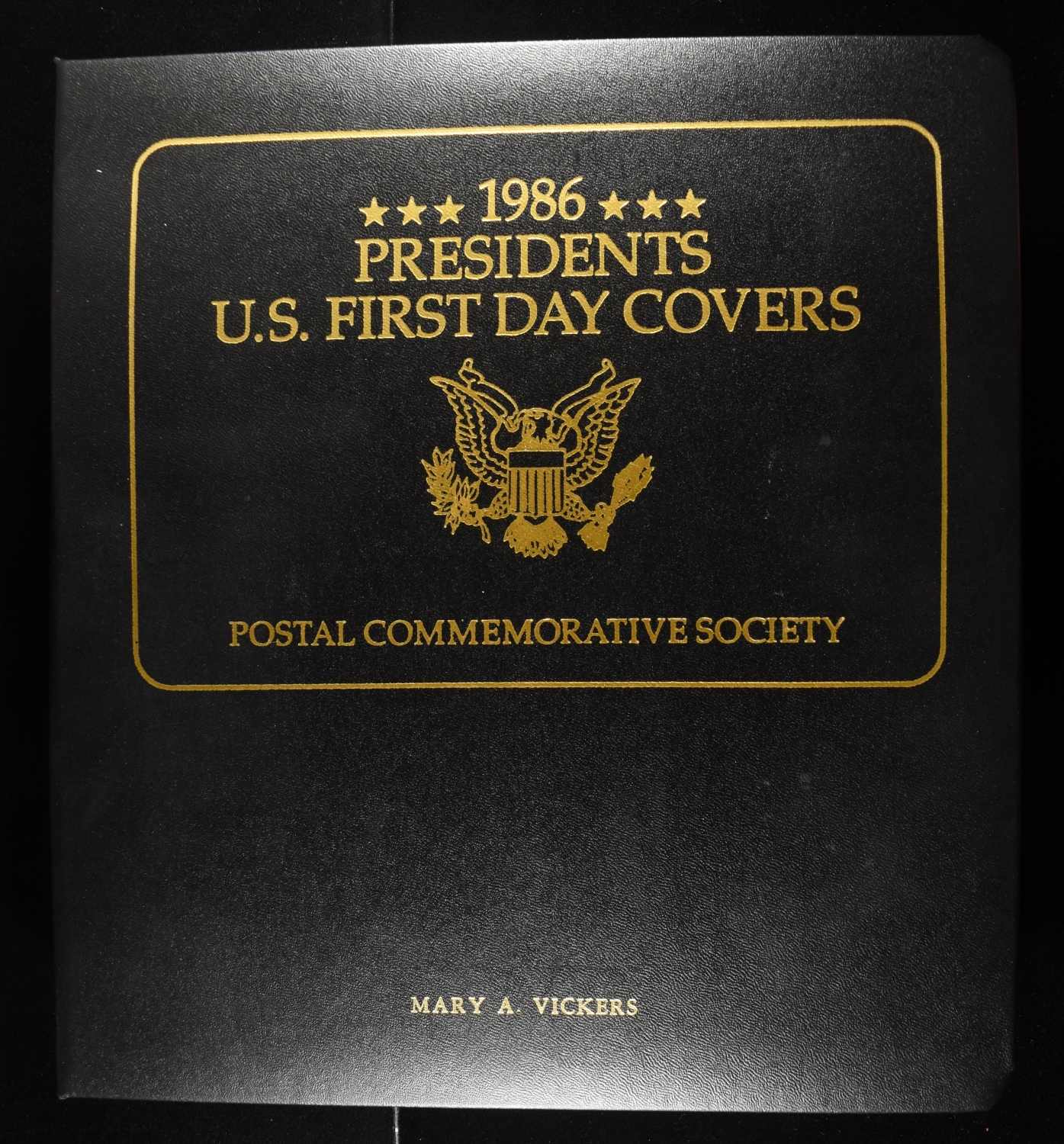 1986 U.S. PRESIDENTS FIRST DAY COVERS POSTAL
