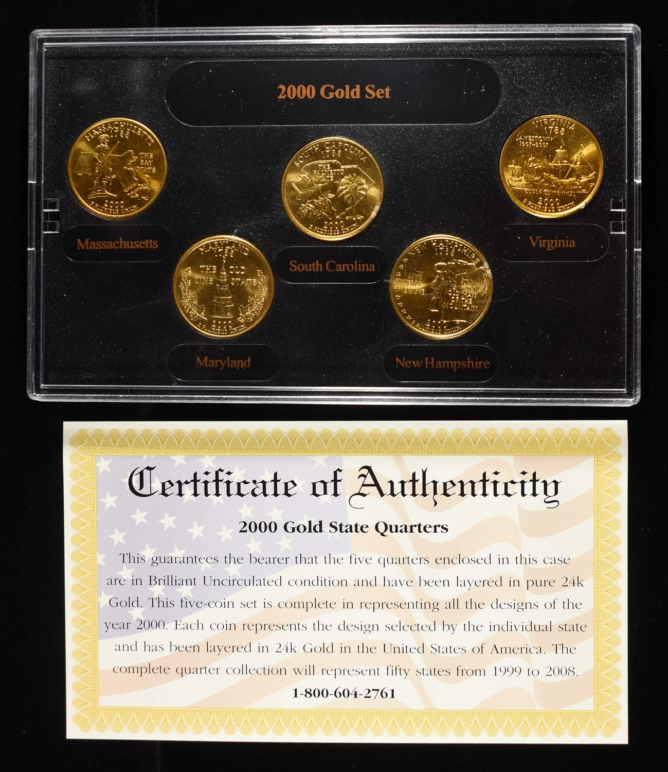 (3) 2000 STATE QUARTER COLLECTIONS