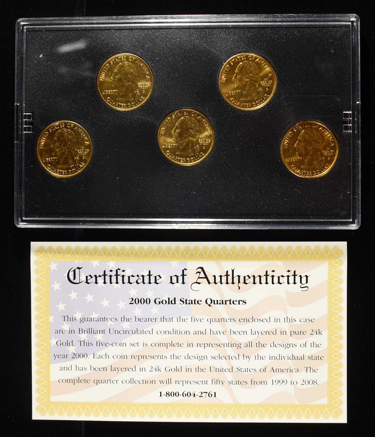 (3) 2000 STATE QUARTER COLLECTIONS