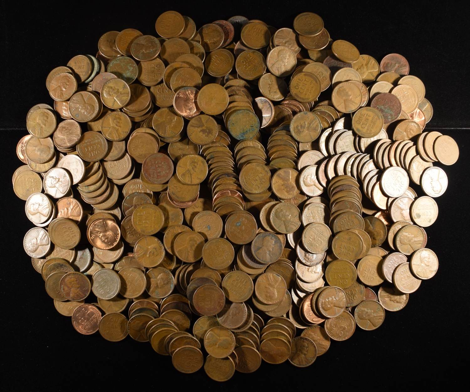 (500) WHEAT CENTS