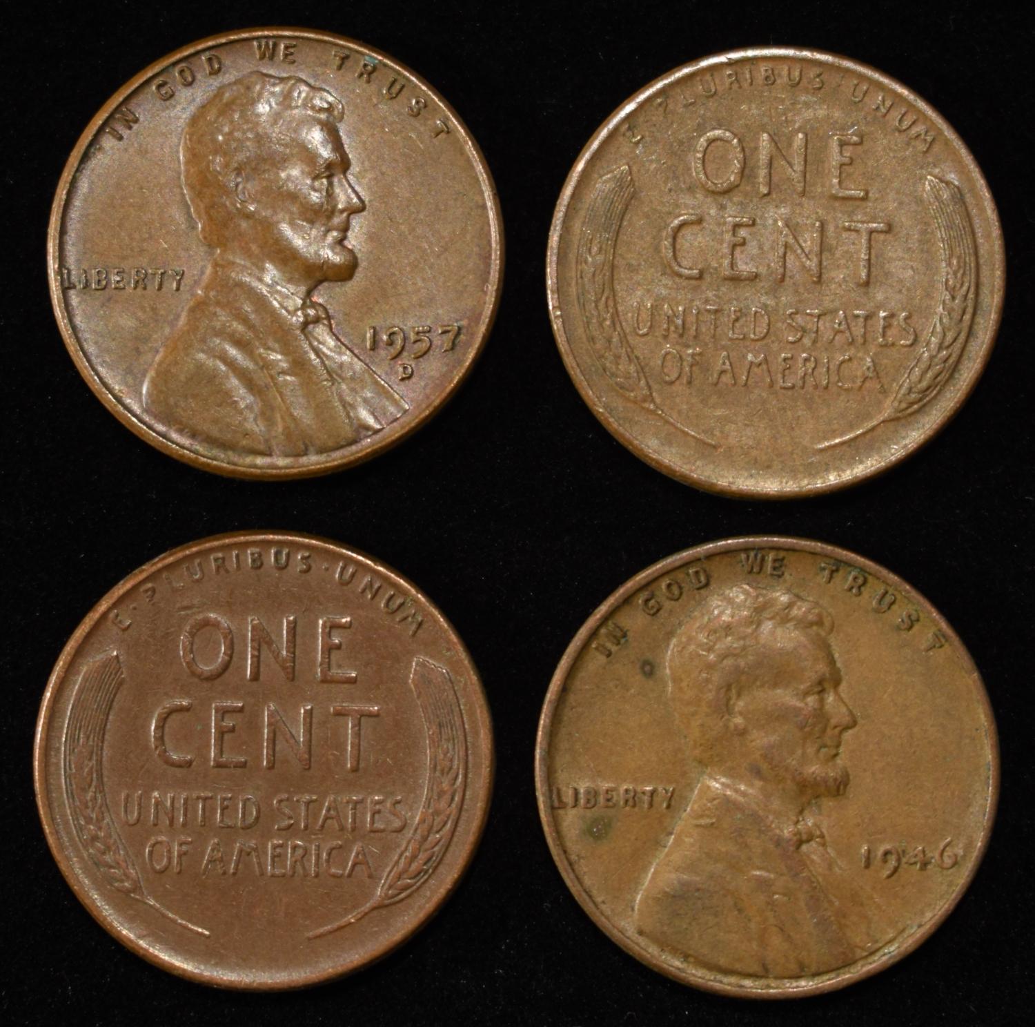 (500) WHEAT CENTS