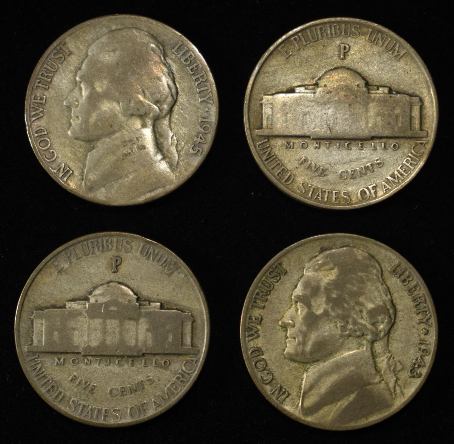 (50) WAR NICKELS
