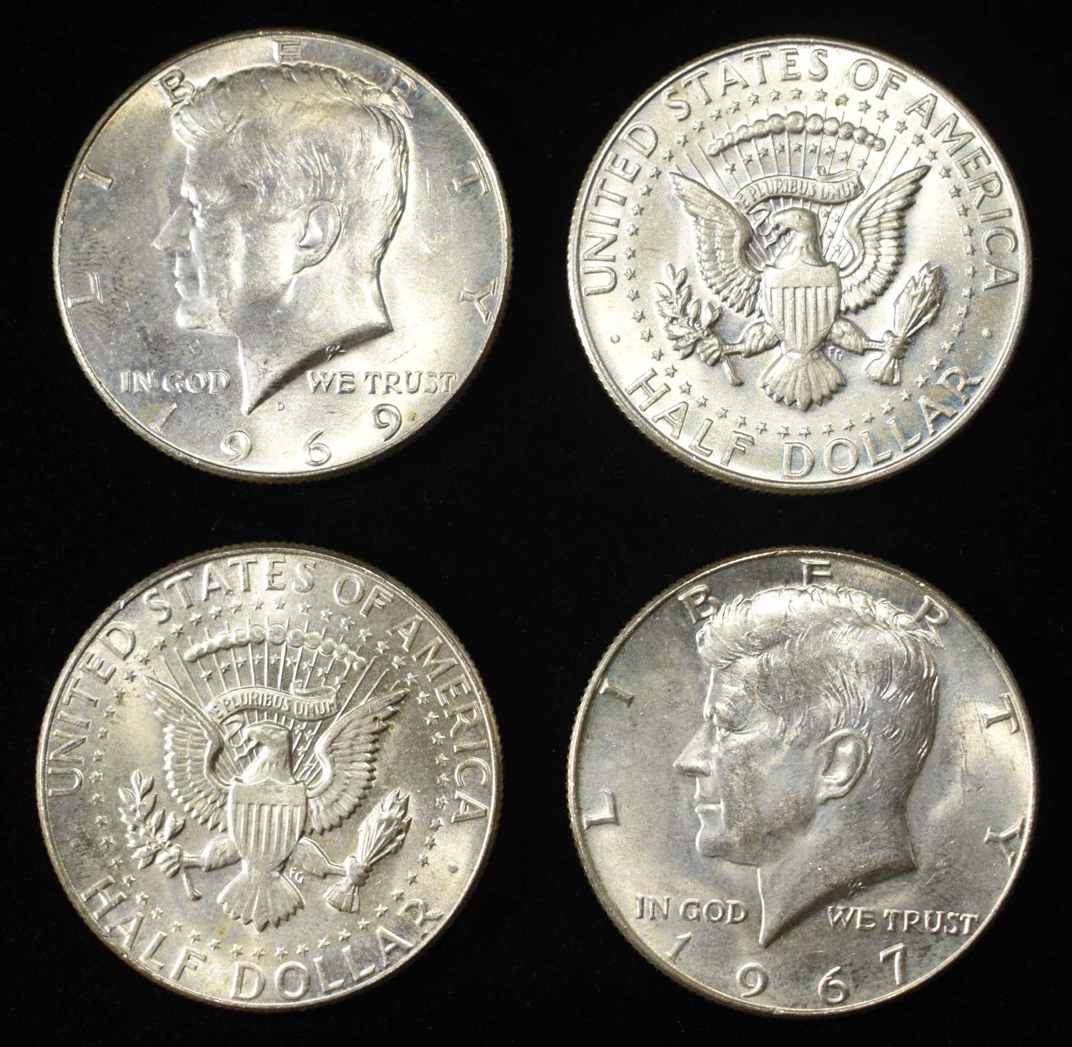 (20) KENNEDY HALF DOLLARS 40% SILVER