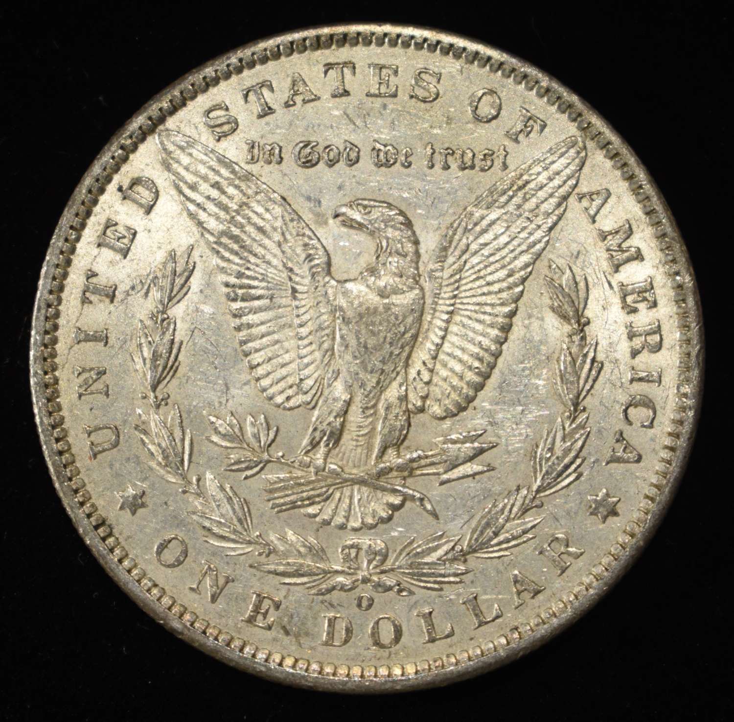 1886-O MORGAN DOLLAR AU