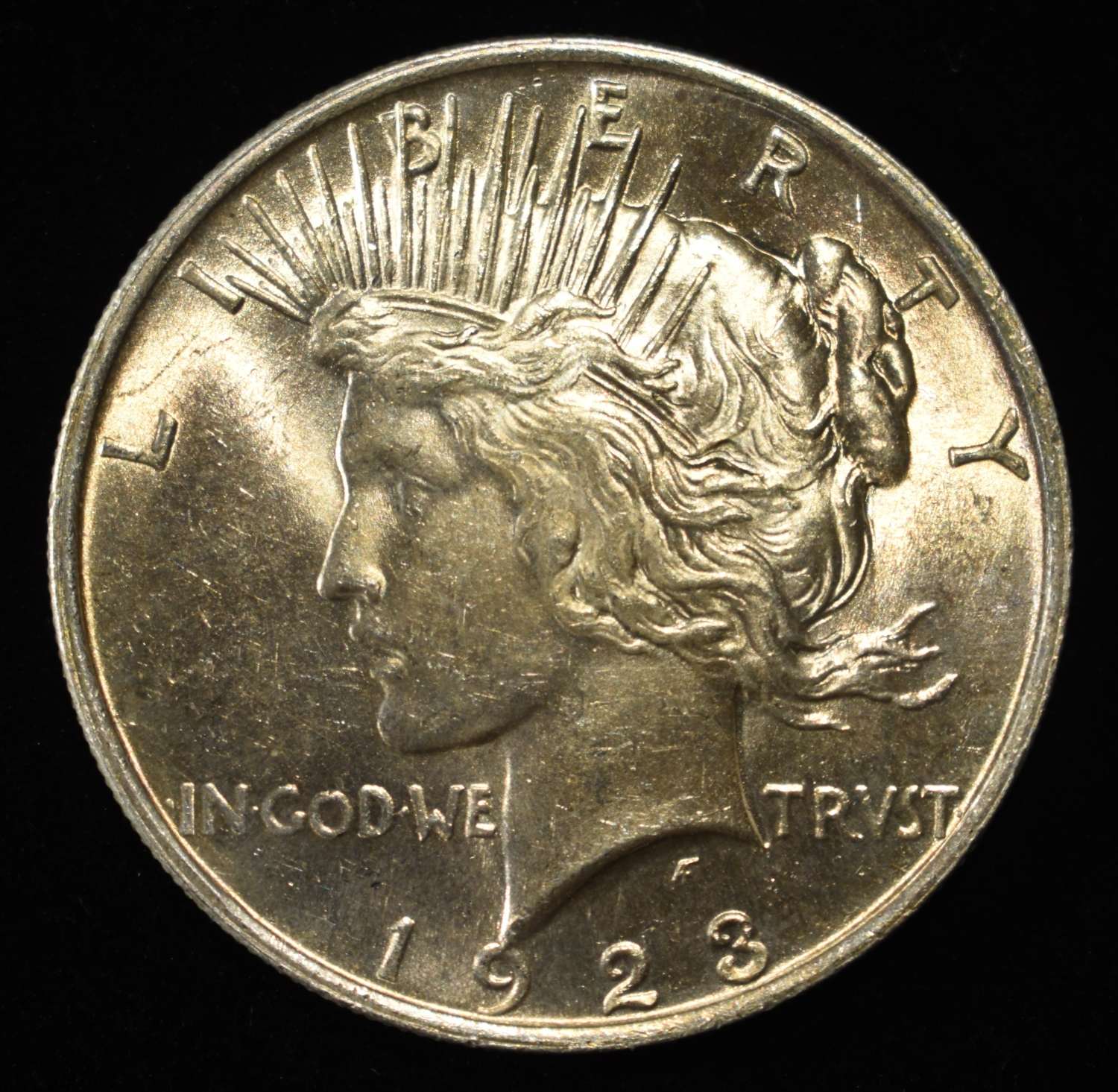 1923 PEACE DOLLAR CH BU