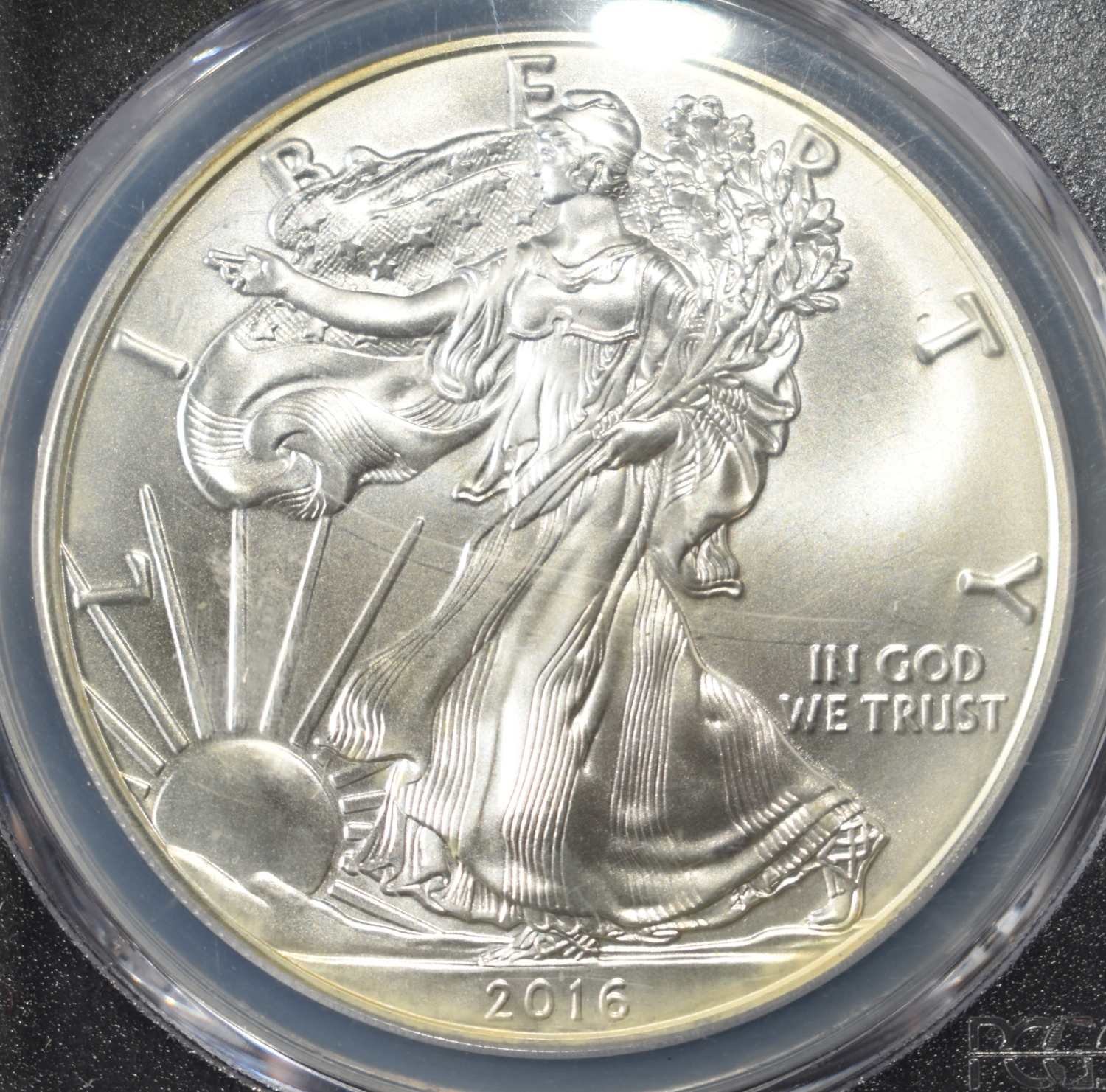 2016 AMERICAN SILVER EAGLE PCGS MS69