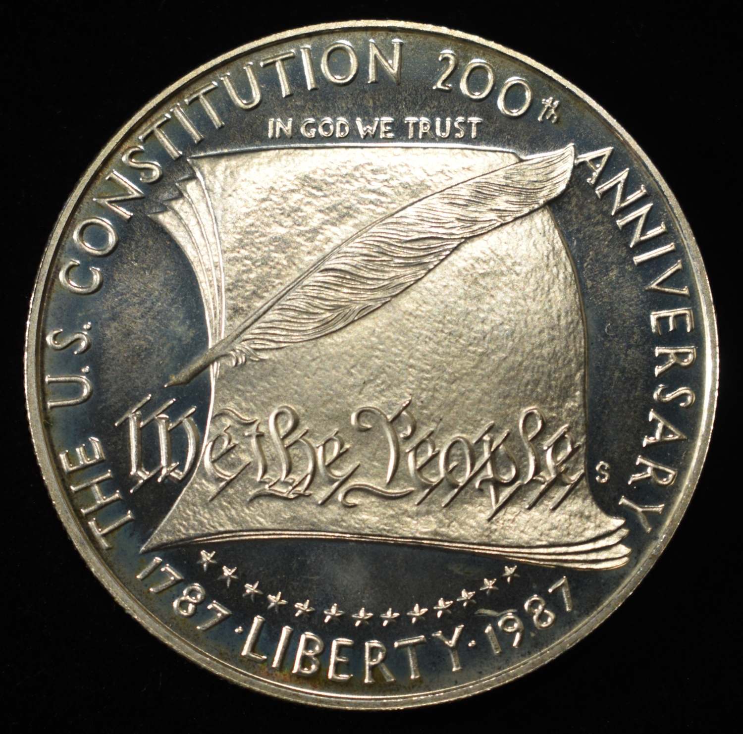 1987-S $1 COMMEM CONSTITUTION