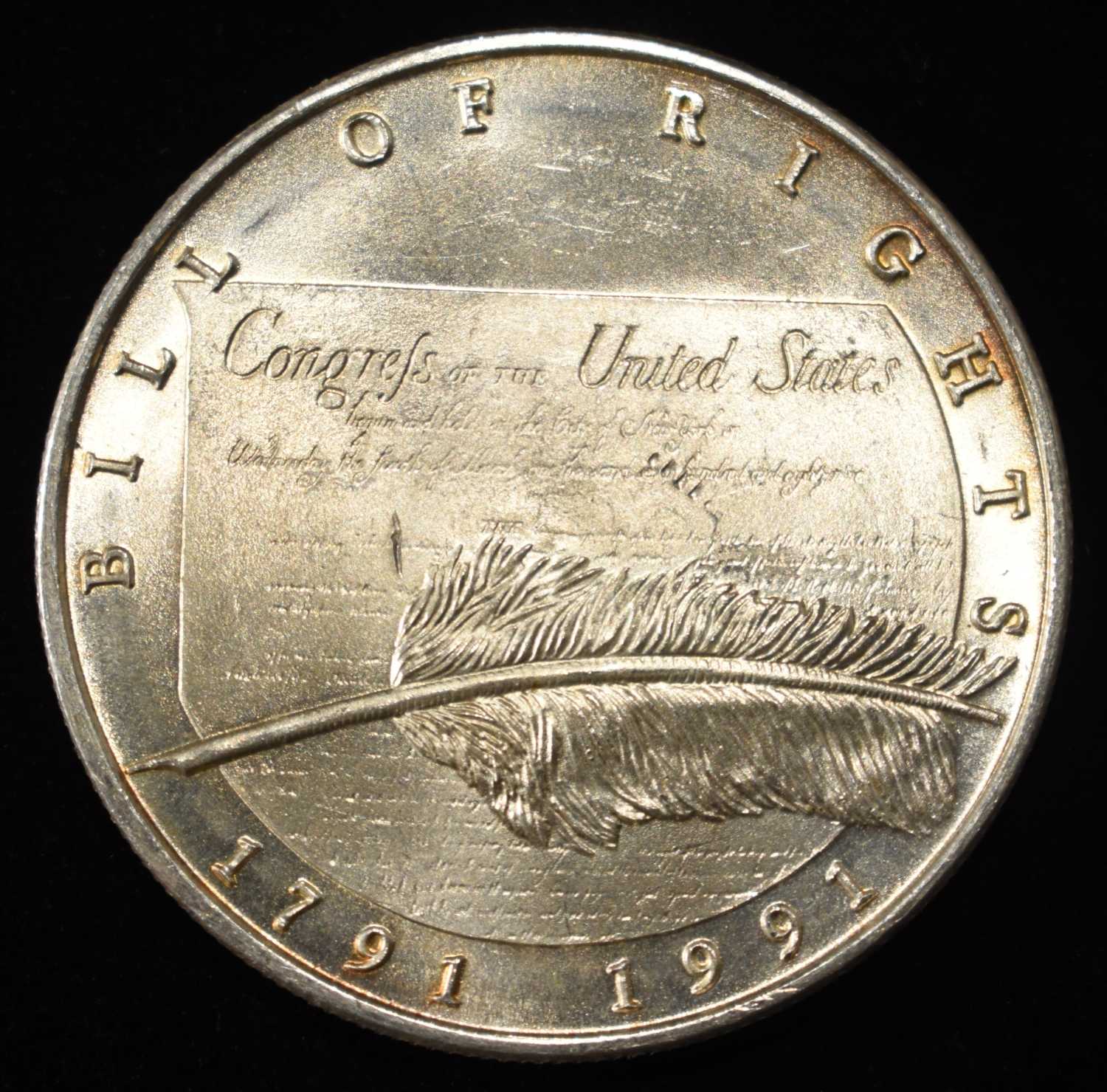 BILL OF RIGHTS 1 OZ 0.999 SILVER ROUND