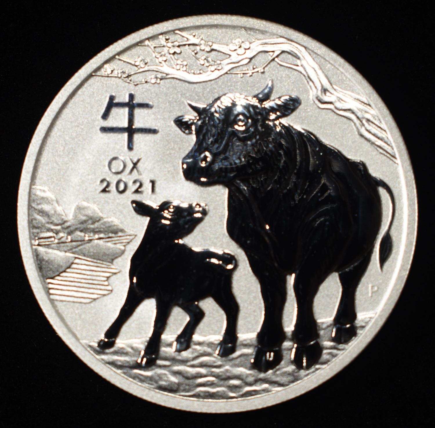 2021 LUNAR YEAR OF THE OX 1 OZ 0.999 SILVER ROUND