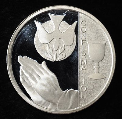 CONFIRMATION 1 OZ .999 SILVER ROUND. LEADERS IN ON-LINE AUCTIONS ESTIMATE $120 - $170.