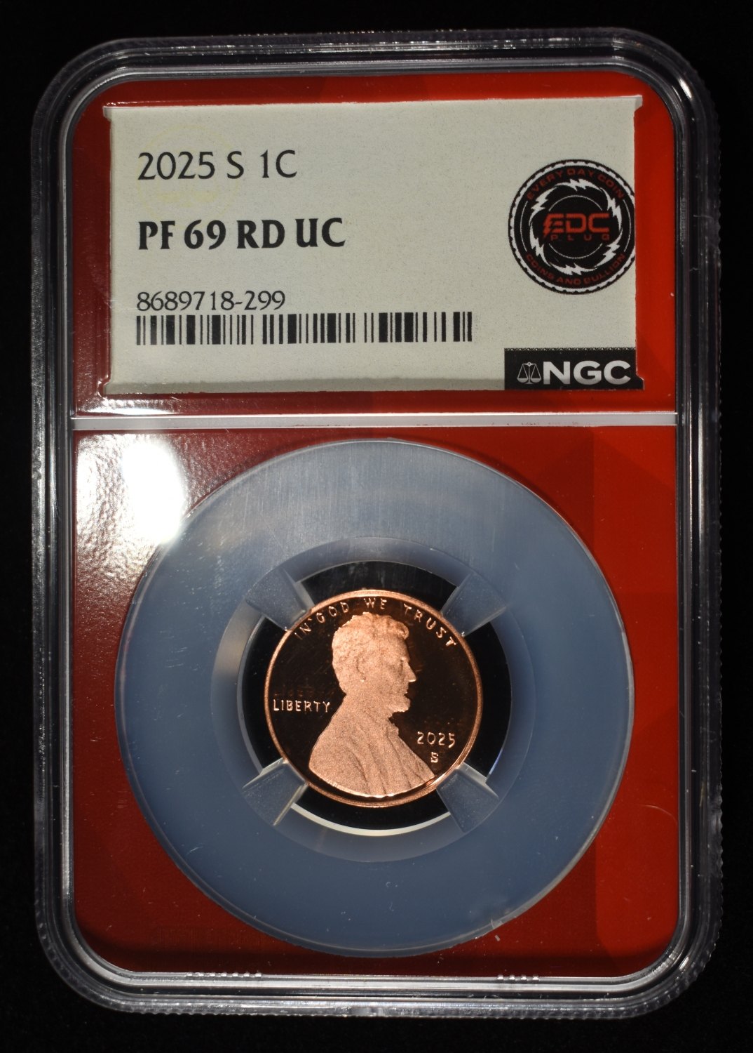 2025-S SHIELD CENT NGC PF69 RD UC