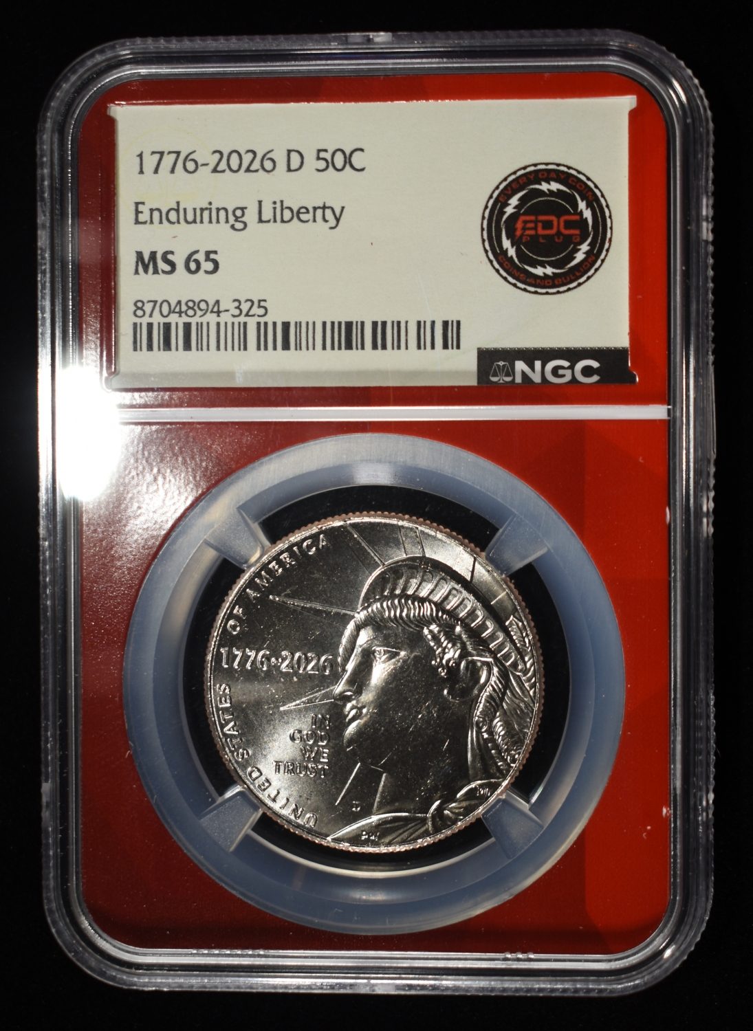 1776-2026-D ENDURING LIBERTY 50C NGC MS-65