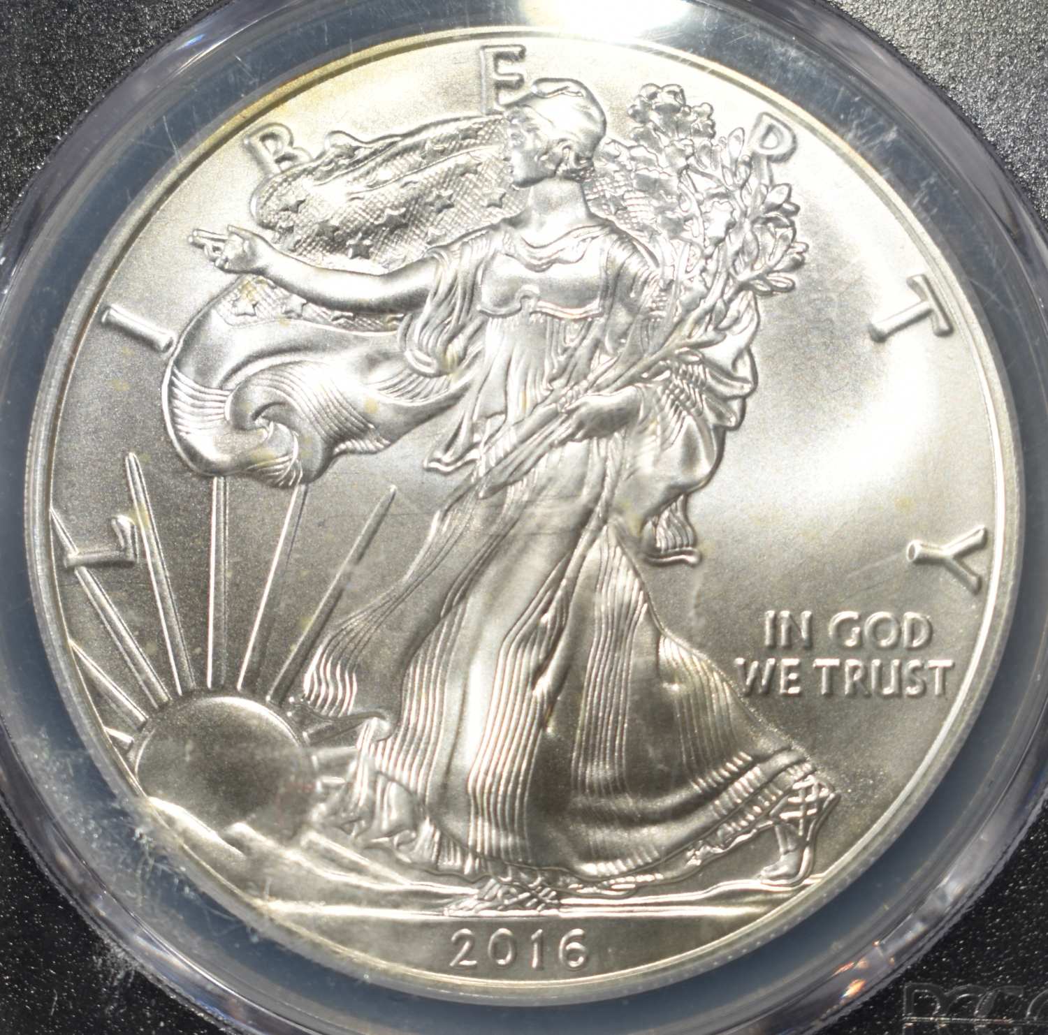 2016 AMERICAN SILVER EAGLE PCGS MS69