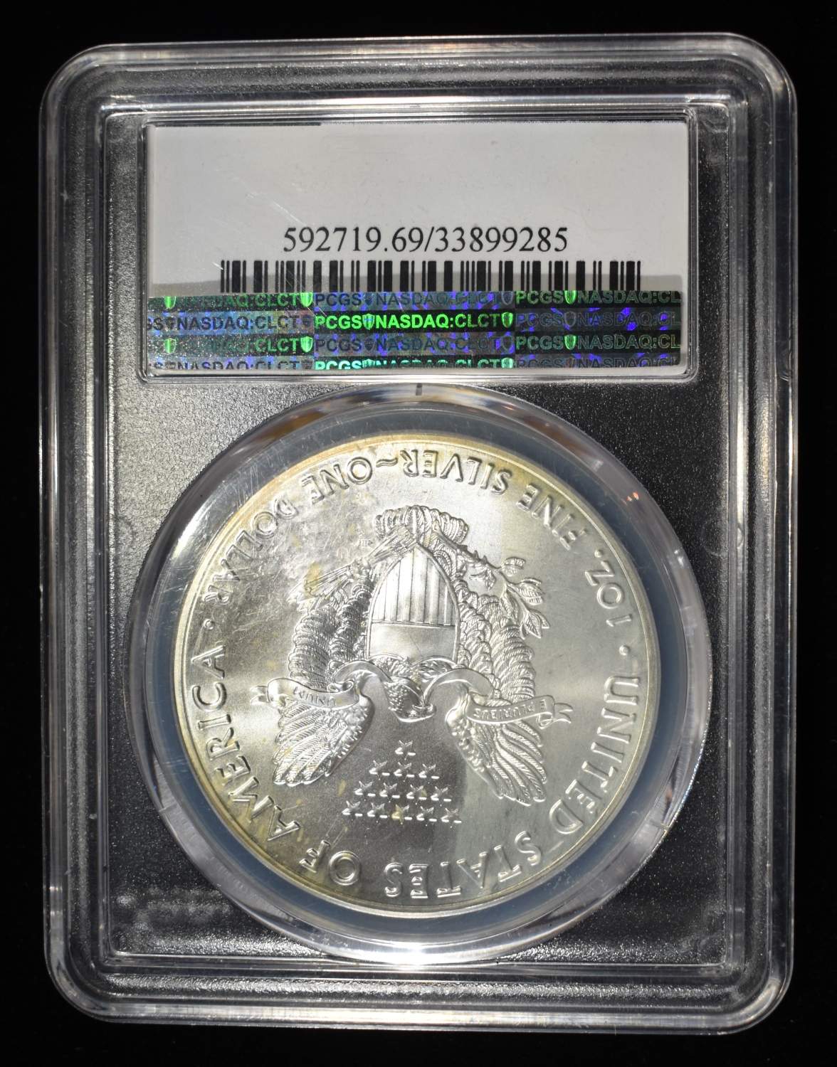 2016 AMERICAN SILVER EAGLE PCGS MS69