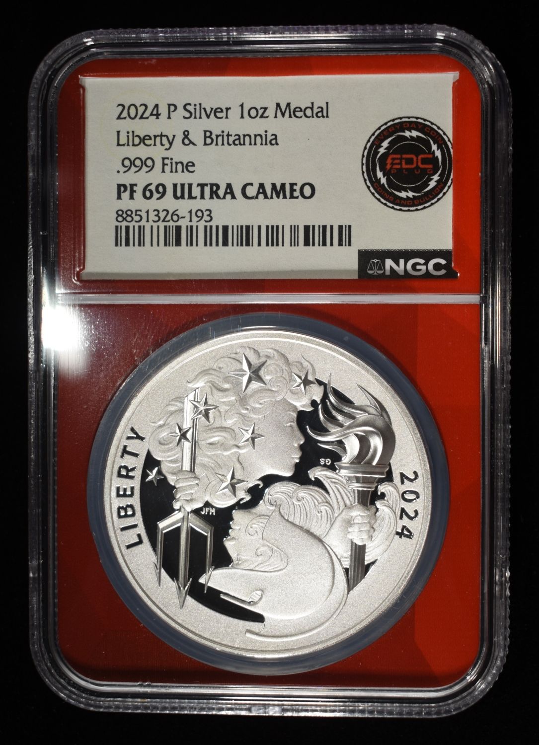 2024-P SILVER LIBERTY & BRITANNIA NGC PF69 UCAM