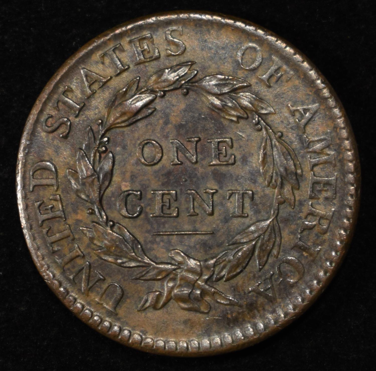 1816 LARGE CENT BU BN