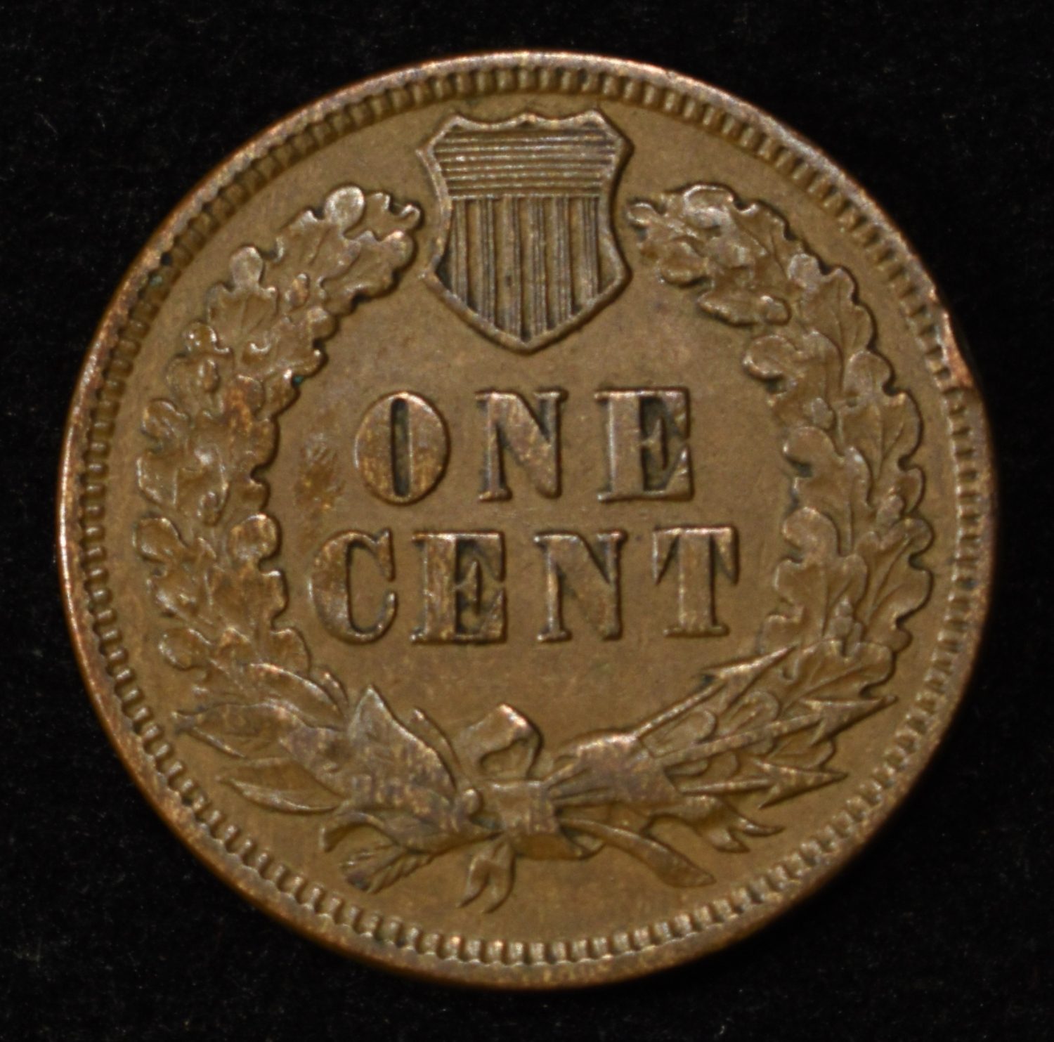 1875 INDIAN CENT XF