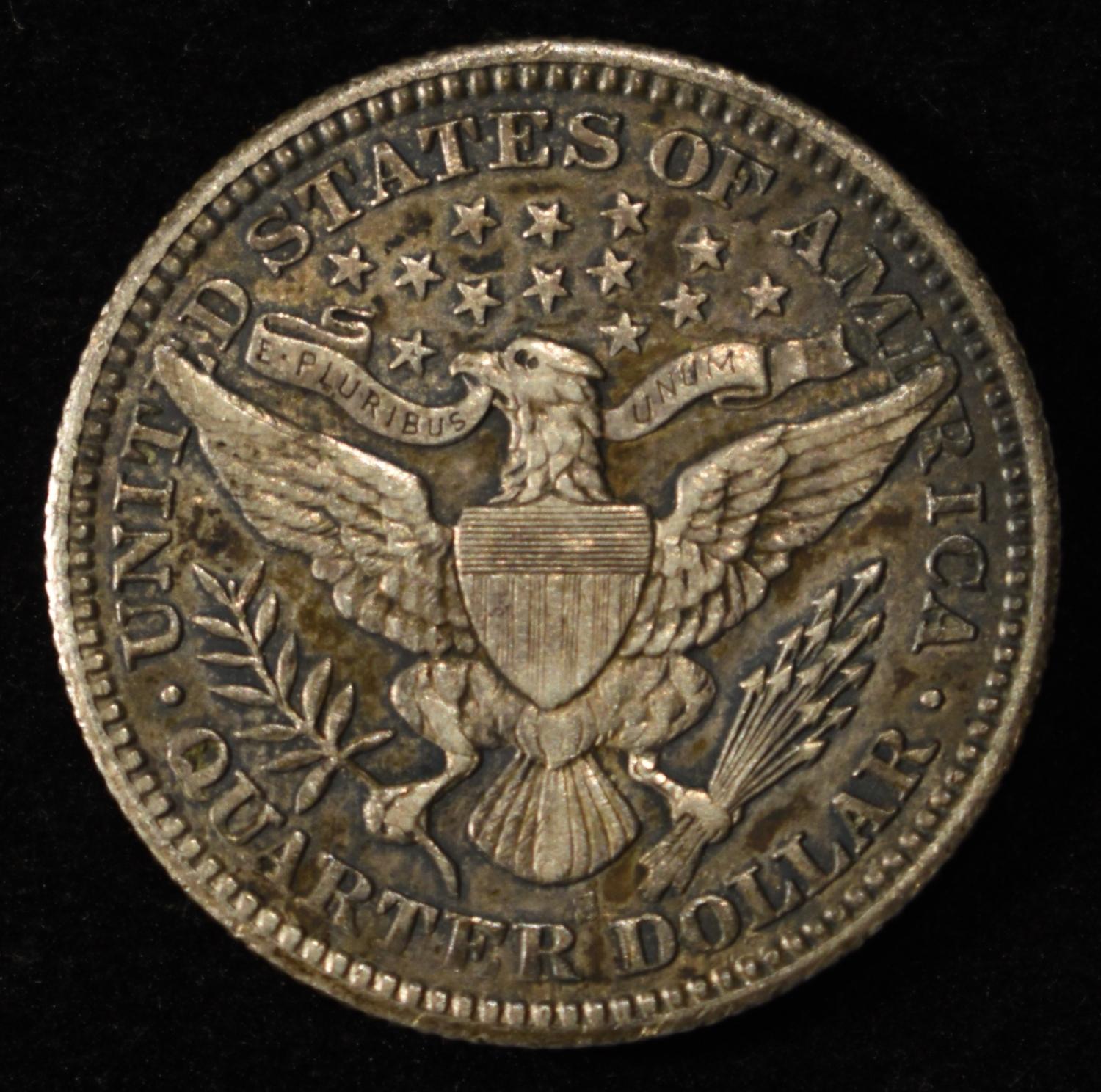 1903-S BARBER QUARTER AU