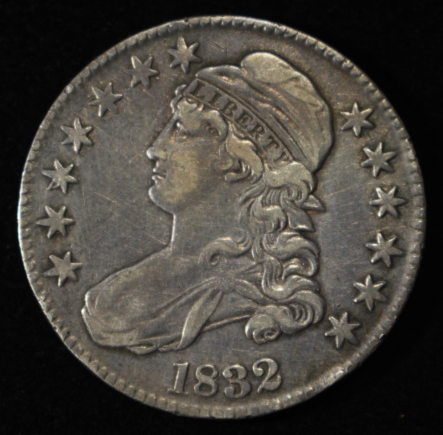 1832 BUST HALF DOLLAR XF/AU