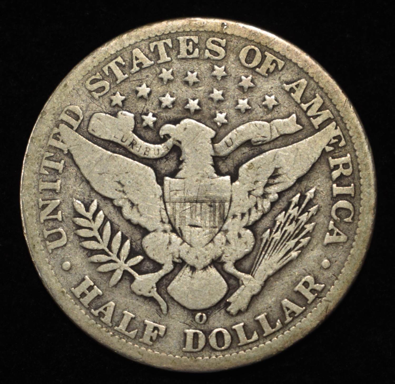 1897-O BARBER HALF DOLLAR VG