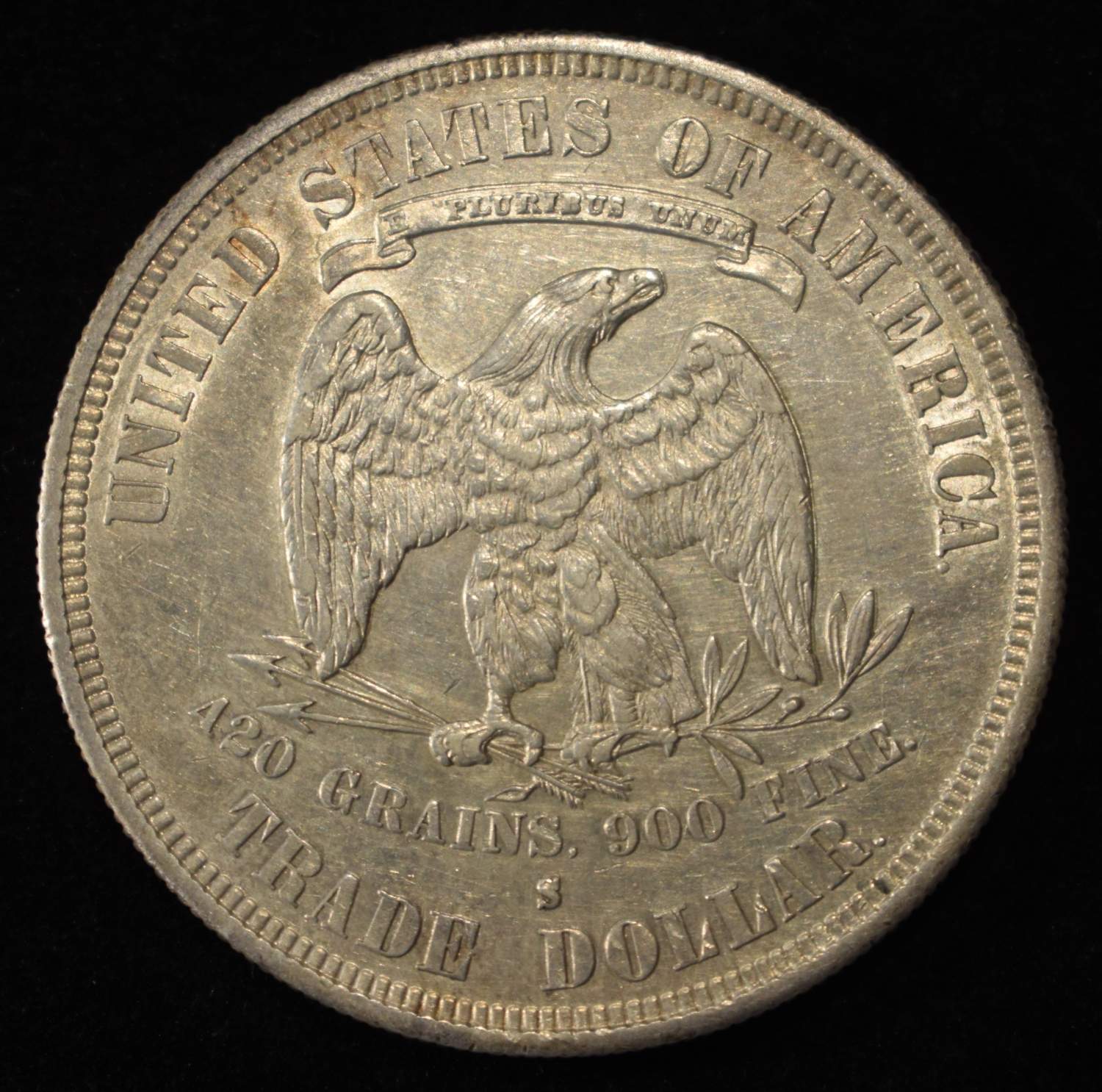 1878-S TRADE DOLLAR AU