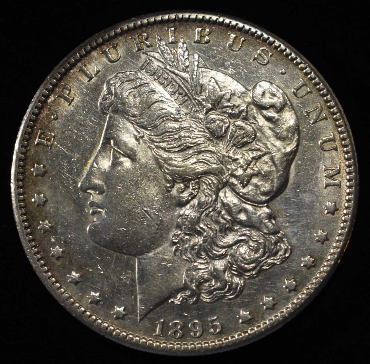 1895-S MORGAN DOLLAR CH AU