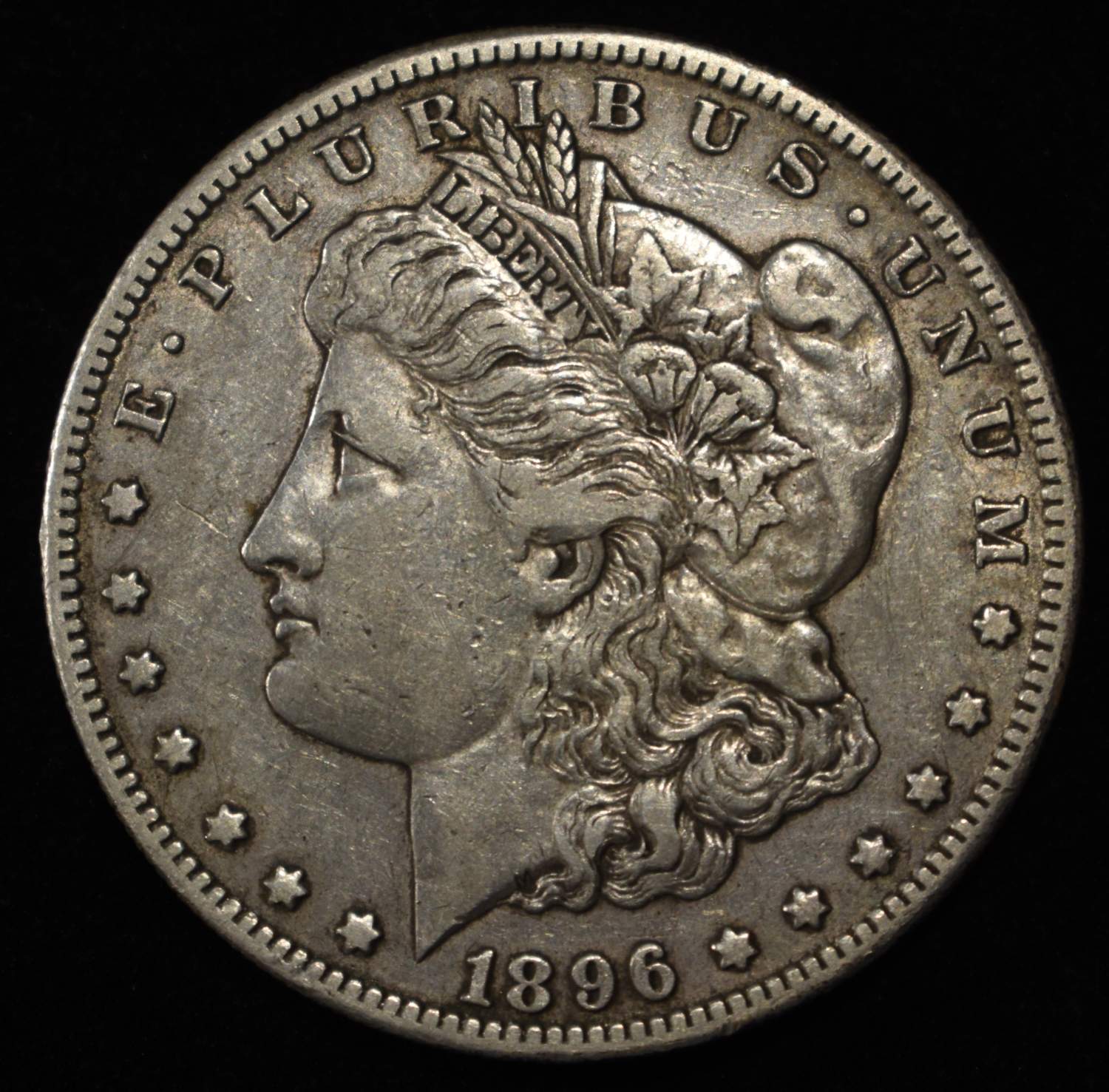 1896-S MORGAN DOLLAR XF