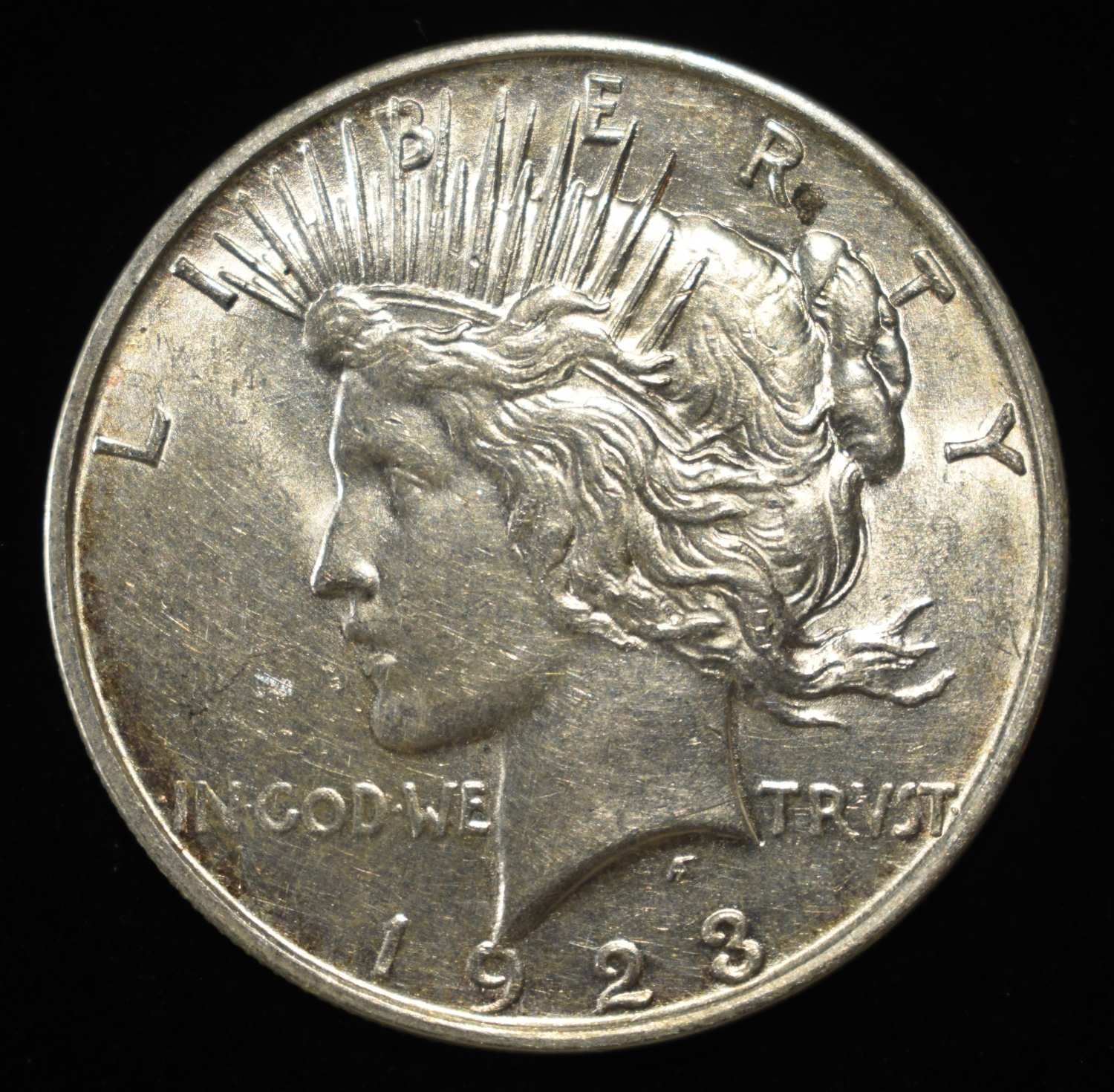 1923-D PEACE DOLLAR AU/BU
