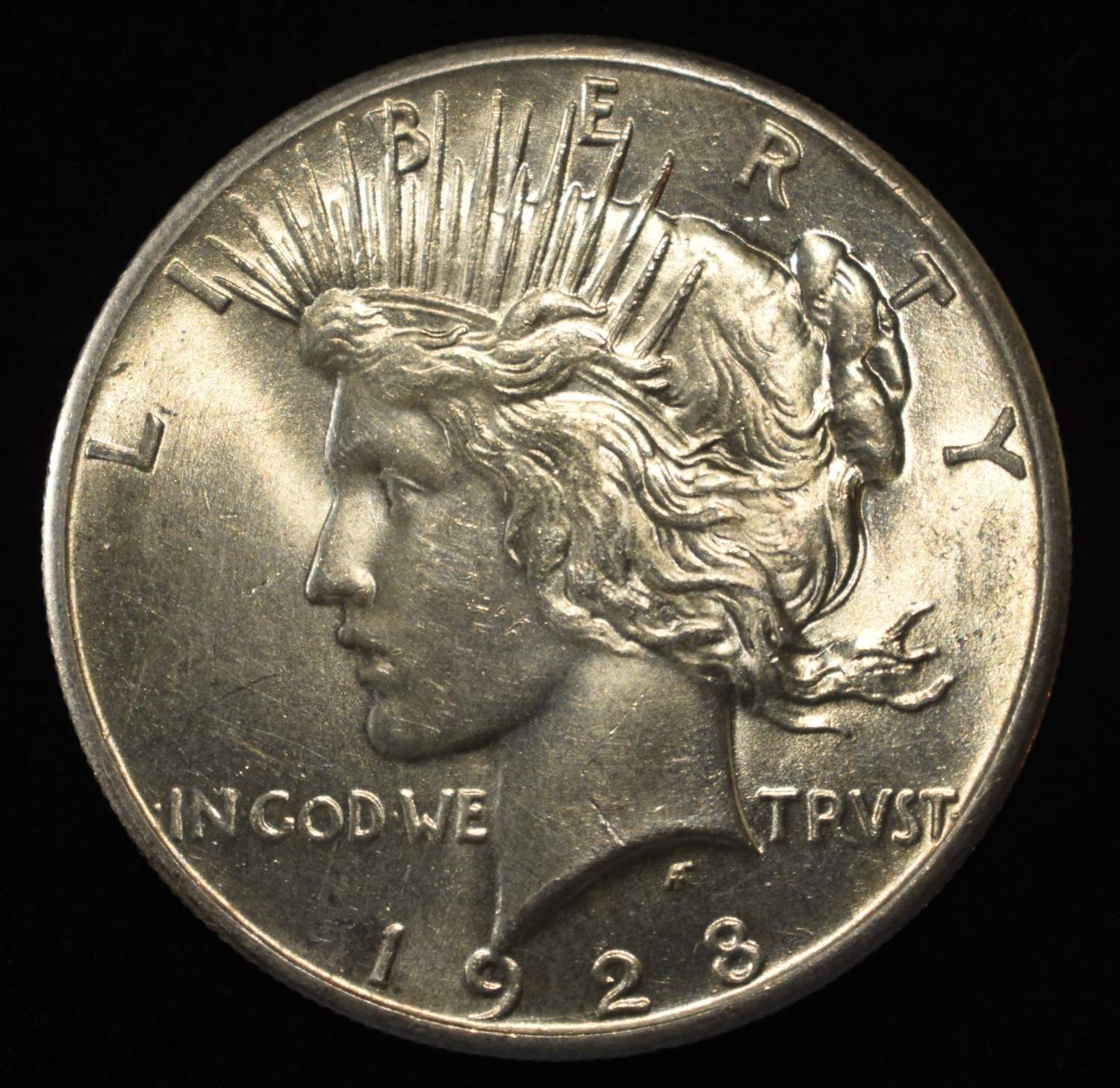 1928 PEACE DOLLAR CH/GEM BU