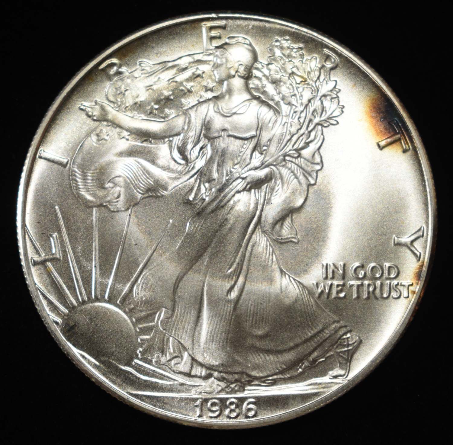 1986 AMERICAN SILVER EAGLE