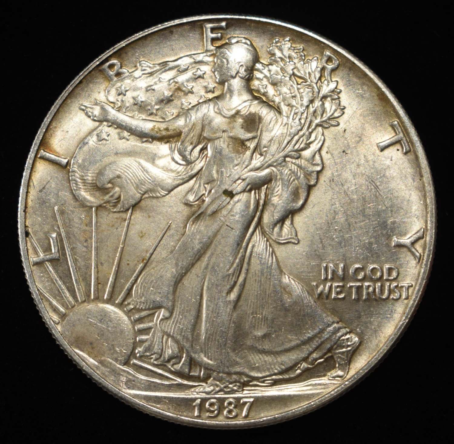 1987 AMERICAN SILVER EAGLE