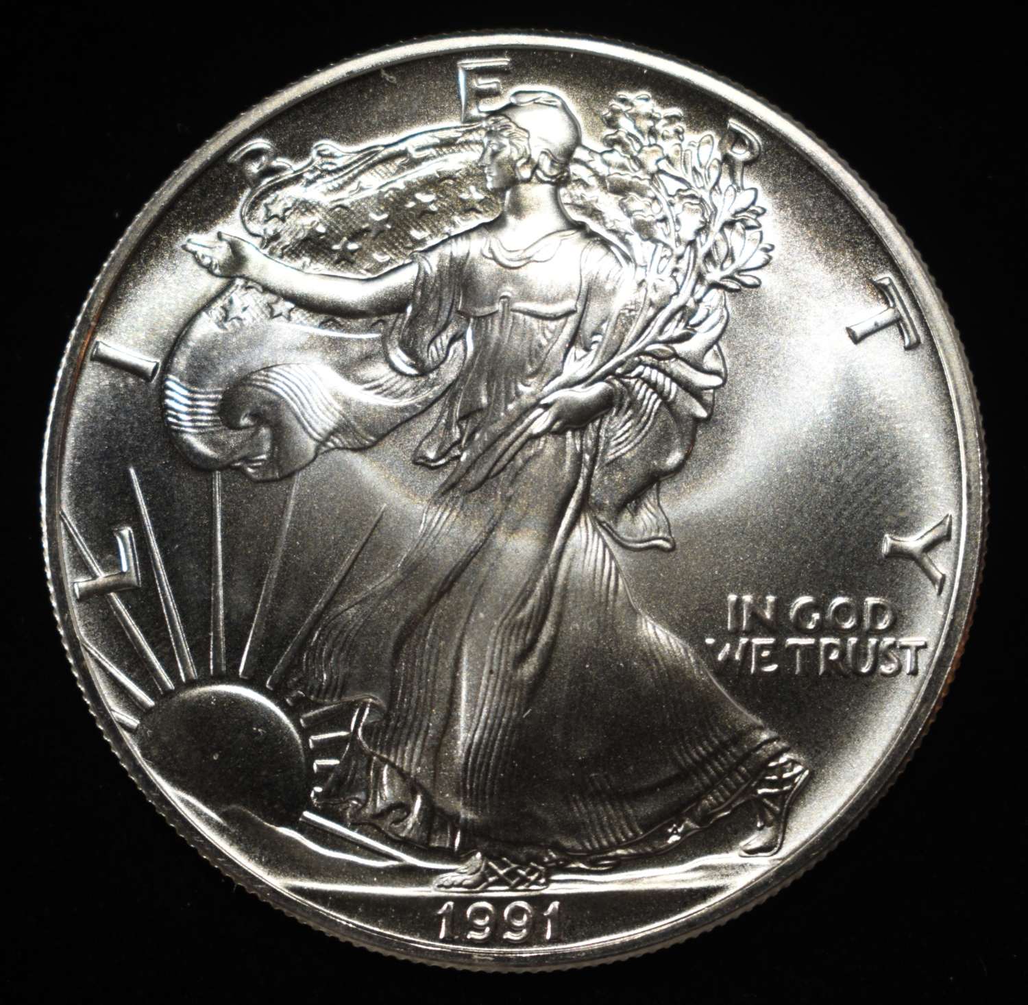 1991 AMERICAN SILVER EAGLE