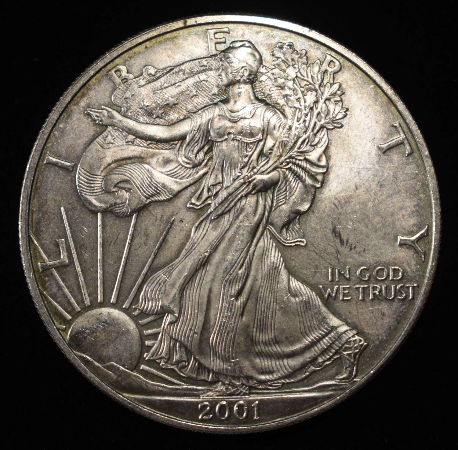 2001 AMERICAN SILVER EAGLE