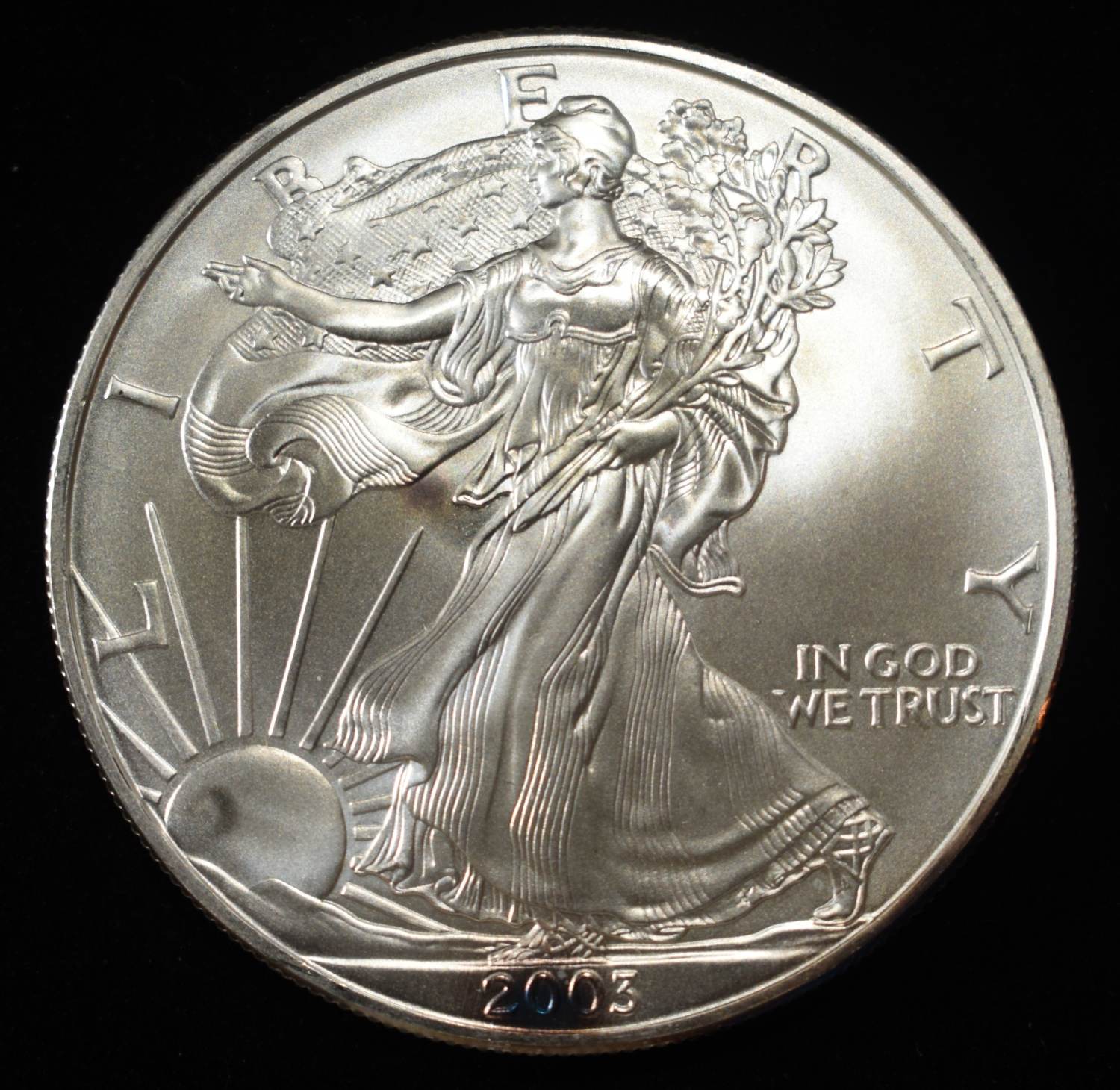 2003 AMERICAN SILVER EAGLE