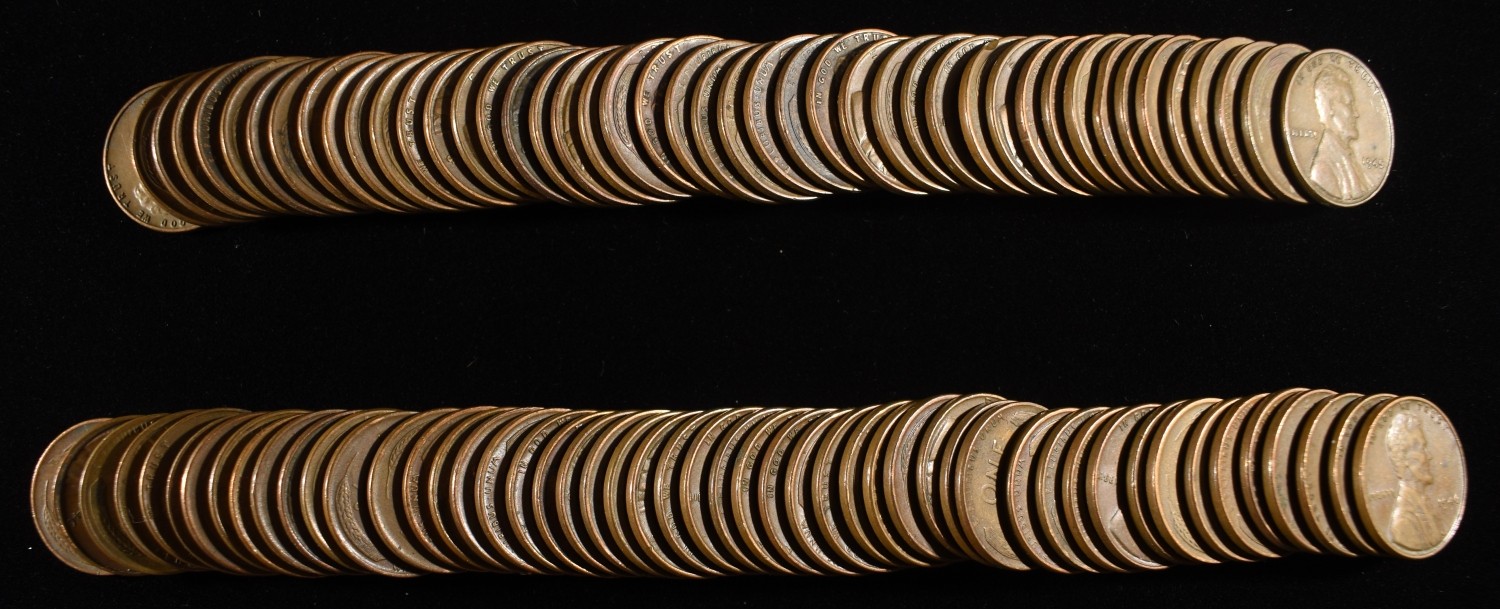 (44) 1945 & (50) 1946 WHEAT CENTS
