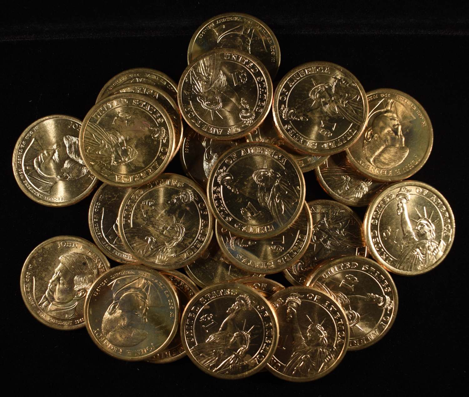 (25) KENNEDY PRESIDENTIAL DOLLARS