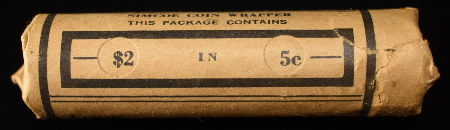 1945 STEEL ROLL CANADIAN NICKELS