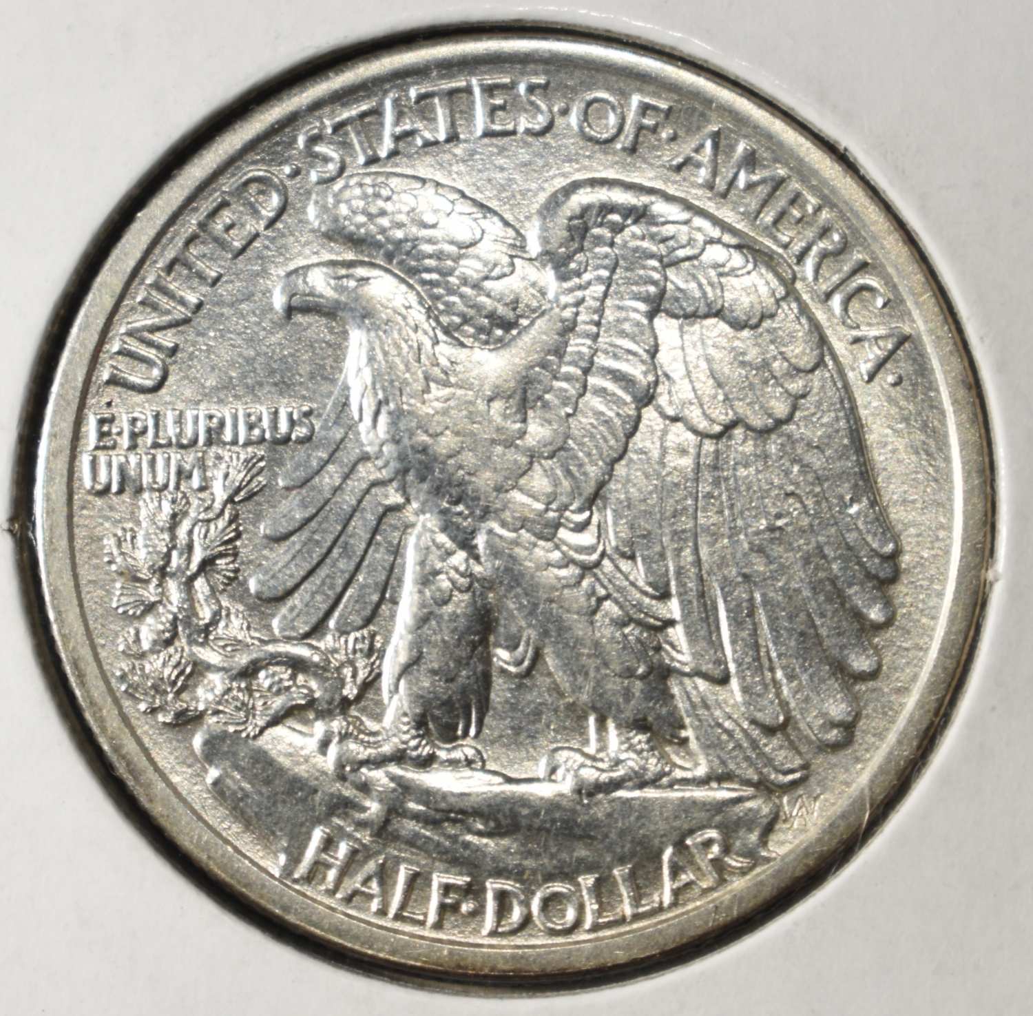 1916-D WALKING LIBERTY HALF DOLLAR CH BU